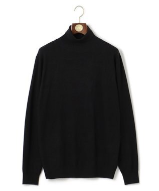 J.PRESS MEN 【FLEX YARN】タートルネック ブラック系