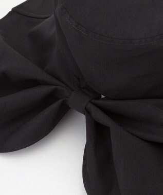 TOCCA 【UVカット99.9%以上・遮熱率48%・サイズ調節可】RIBBON LIKE 2WAY SUN SHADE HAT ハット ブラック系