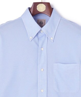 J.PRESS MEN 【夏に嬉しい高機能】TCカノコインレイ シャツ/B.D. サックスブルー系