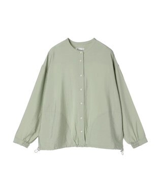 CRAFT STANDARD BOUTIQUE レーヨントロミ羽織りシャツ Light Green