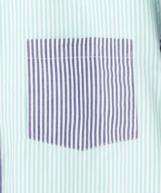 J.PRESS YORK STREET 【UNISEX】クレイジーパターン バンドカラーシャツ イエロー系8