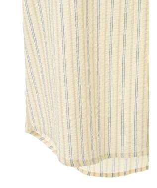 earth music&ecology ミニパフショートスリーブブラウス Sax