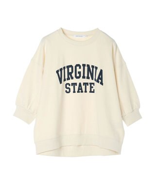 AMERICAN HOLIC ミニ裏毛ロゴスウェット1 Ivory