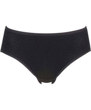 Wing ショーツ 【デイリーフィット リブ】 リブ素材(身生地部) はきこみ丈ふつう EC2400 ウイング／ワコール ブラック