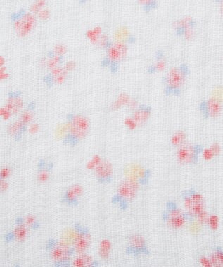 MIKI HOUSE HOT BISCUITS ガーゼバスタオル＆ラトルギフトセット【BOX付き】 白×ピンク