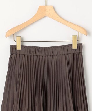 組曲 S 【加藤ローサさん着用】アンティークオーガンプリーツ スカート ブラウン系