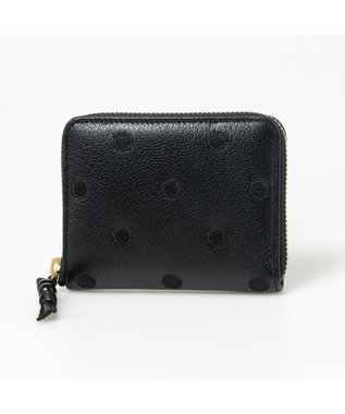 UNBILLION ペルケ perche / ドット刺繍ラウンドパームフィットウォレット