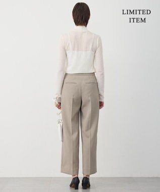 ICB 【WEB限定】 コットンレーシージャガード ハイネックカットソー オフホワイト