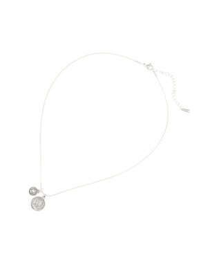 YECCA VECCA ステンレスコインネックレス Silver