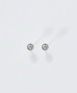 Phoebe 【金属アレルギー対応】プチシャイニングピアス　シルバー/サージカルステンレス