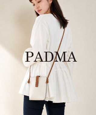 style code 【PADMA/パドマ】ベルトデザイン　シュリンクレザーマルチポシェット アイボリー
