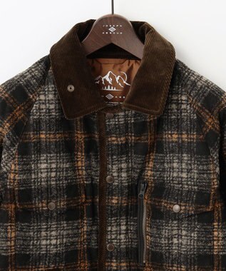 JOSEPH ABBOUD MOUNTAIN 【UNISEX】軽量/中綿 ダブルフェイスブルゾン 黄土色系4