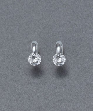 Phoebe 【痛くないシリーズ/金属アレルギー対応】スターリスビジューライトフィットイヤリング　シルバー