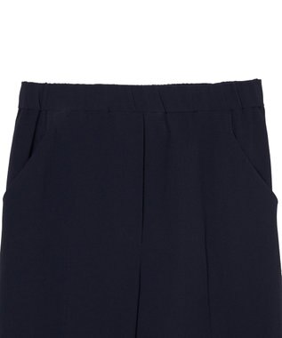 JOSEPH 【WEB&OUTLET限定・洗える】ラリーキャディー　ストレートワイドトラウザーズ Navy