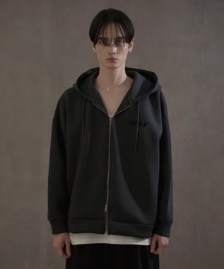 WEGO KEEPWARM　BIGZIPパーカー ブラック中濃色