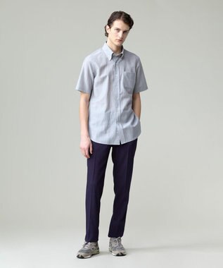 J.PRESS MEN REDA ACTIVE サマードレスシャツ / B.D. ネイビー系