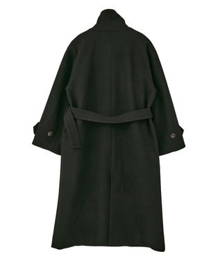 earth music&ecology 3WAYカラーロングコート Black