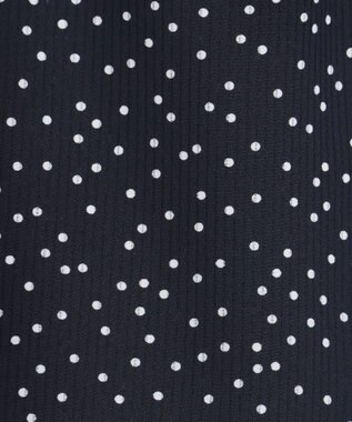 ANY SIS 【美人百花6月号掲載】シアーストライプ ブラウス ネイビードット