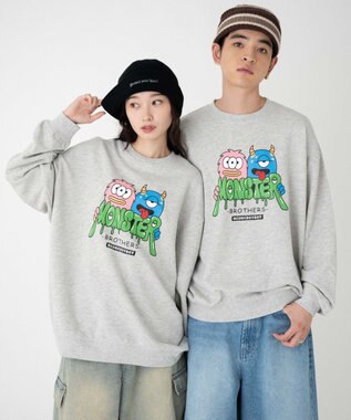 WEGO 【ユニセックス着用ITEM/SMLサイズ展開】アソートグラフィックプルオーバー 柄18