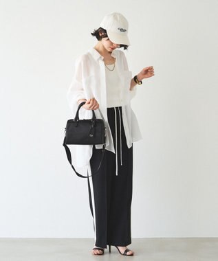 russet クラウズナイロン2WAYミニボストンバッグ(CE-1720-WEB) Black