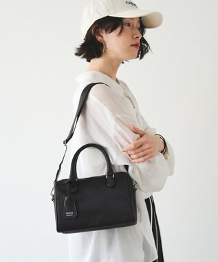 russet クラウズナイロン2WAYミニボストンバッグ(CE-1720-WEB) Black