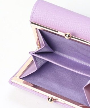 LANVIN en Bleu リュクサンブール 口金二つ折り財布 ラベンダー