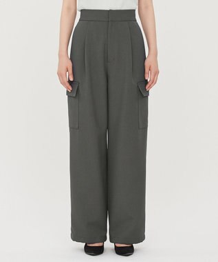 uncrave 【防シワ・洗濯機洗い可】ドライタッチツイル カーゴ パンツ（uncrave STANDARD） スレート