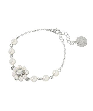 Maison de FLEUR パールフラワーブレスレット Silver