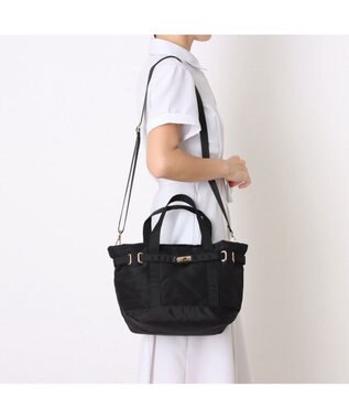 UNBILLION カシュカシュ cachecache / ヒネリ金具2wayナイロンキルティングトートM