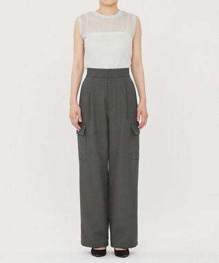 uncrave 【防シワ・洗濯機洗い可】ドライタッチツイル カーゴ パンツ（uncrave STANDARD） スレート