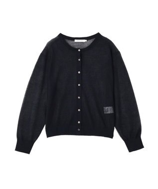 AMERICAN HOLIC シアーリブニットカーディガン Navy