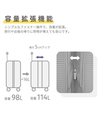 Samsonite アメリカンツーリスター スーツケース 98(/114)L  キュリオ スピナー75 CURIO クールグレー