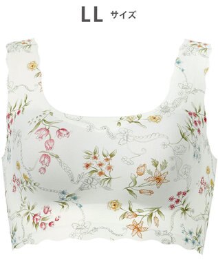 WACOAL 【GOCOCi ゴコチ】 ノンワイヤーブラ ハーフトップ まるでつけていないような着ごこち フラット仕上げ ホックなし CGG535 /ワコール ピーチ