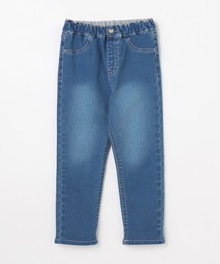 ANY KIDS 【洗濯機可能】ときめきストレッチ ネコパンツ インディゴ