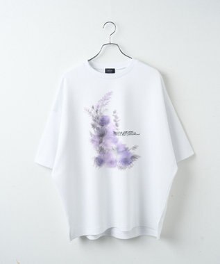 WEGO トロミドルマンフラワーモチーフT（S） 柄2