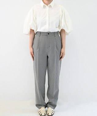 FORFORMO Tuck Puff Sleeve Shirt タックパフスリーブシャツ ホワイト