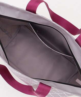 TOCCA 【A4サイズ対応・撥水】CHECKER CLOVER RAIN BAG レインバッグ ライトグレー系