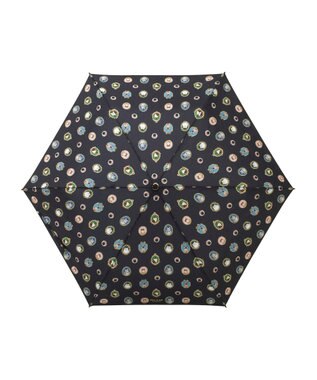 MOONBAT ポール & ジョー (PAUL & JOE ACCESSOIRES) 折りたたみ傘 キャッツ カメオ UV ディープブルー