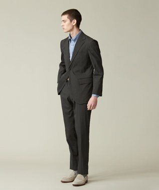 J.PRESS MEN 感動！？上品な見た目に着心地抜群なセットアップ【MECHANICAL】【超軽量 / 清涼感 / 洗える】ハイパワーストレッチジャケット ダークグリーン系