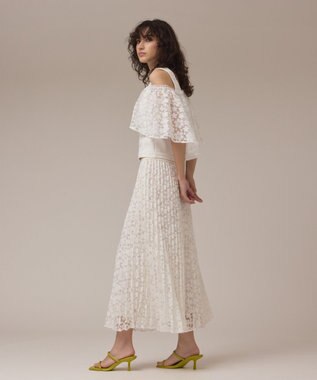 GRACE CONTINENTAL レースケープカットトップ ホワイト