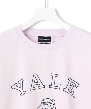 J.PRESS YORK STREET 【UNISEX】YALEブルドックプリント Tシャツ ライラック