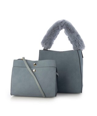 UNBILLION カシュカシュ cachechche / 横ヒネリインバッグセットファーハンドル