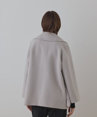 GRACE CONTINENTAL ファーポケットピーコート ベージュ