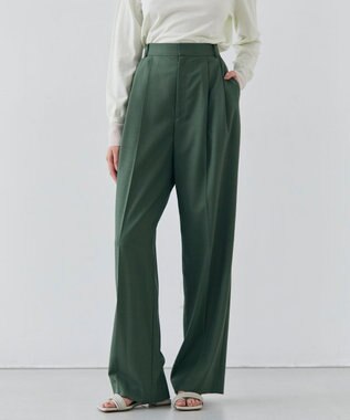  【GISELe 6月号掲載】OREGANO / サマーウールタックワイドパンツ