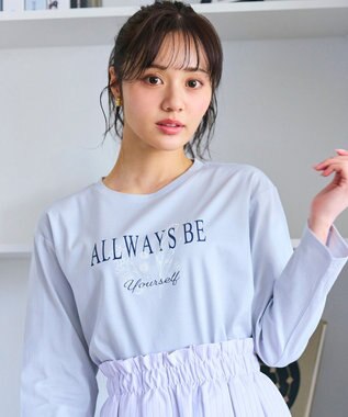 メッセージプリント・ロングスリーブTシャツ