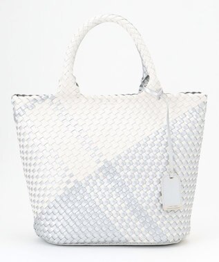 23区 【Oggi4月号掲載】メッシュ トートバッグ シルバー系