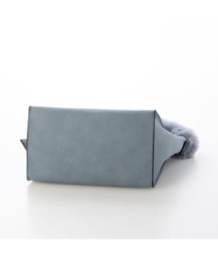 UNBILLION カシュカシュ cachechche / 横ヒネリインバッグセットファーハンドル ブルー