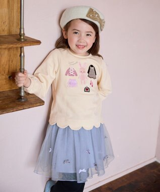 ANY KIDS クローゼットモチーフトレーナー エクリュ