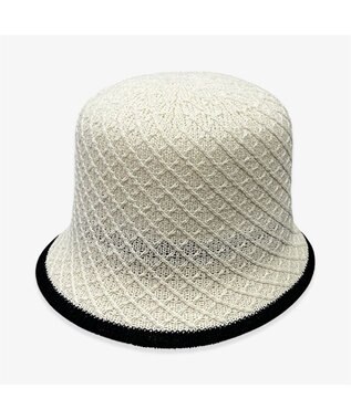 林八百吉商店 un chapeau  バイカラーサーモハット ホワイト