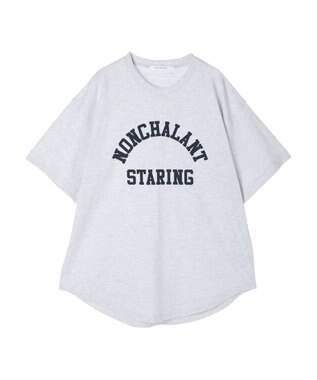 AMERICAN HOLIC ＮＯＮＣＨＡＬＡＮＴ　ＳＴＡＲＩＮＧ　カットチュニック1 Light Gray Mixture